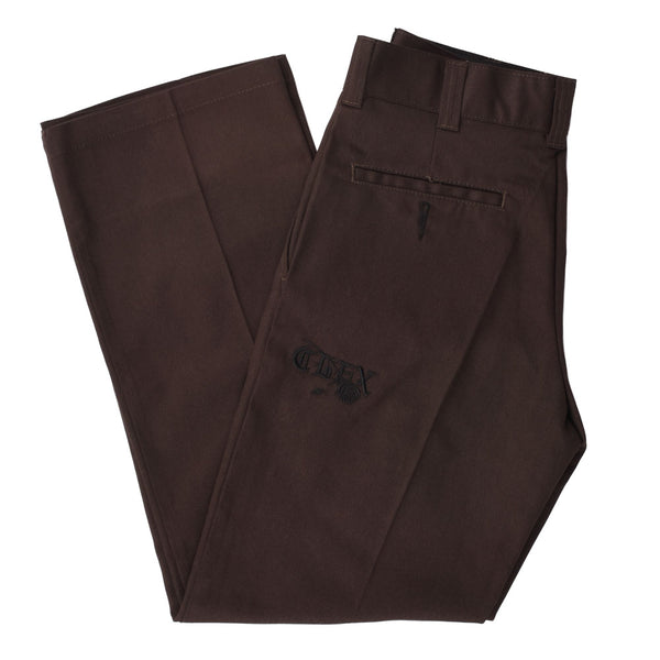 303 Boards - 303 CLFX Rose x Dickies Skateboarding Regular Fit Twill Pants (Chocolate Brown)